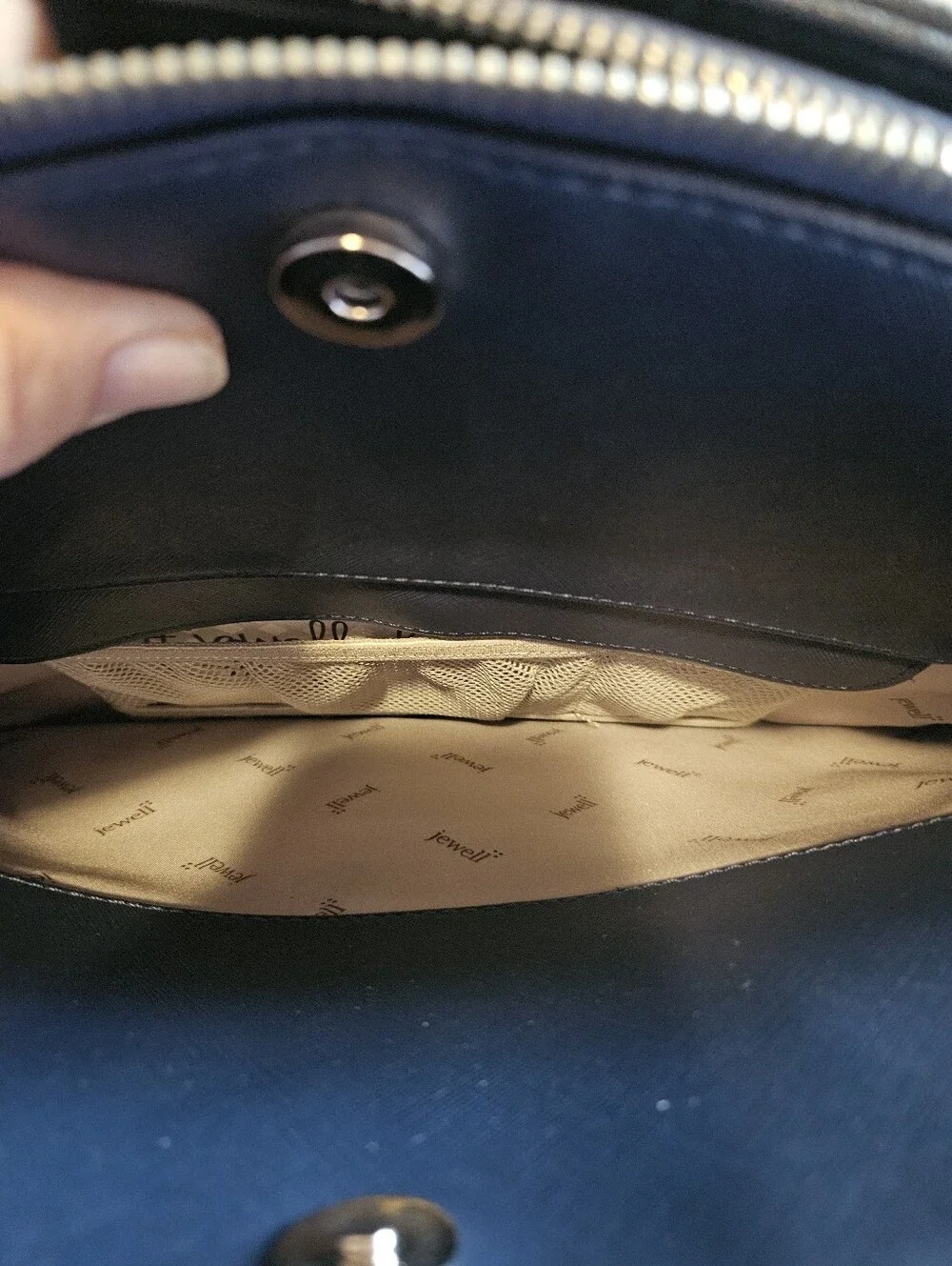 31 By Jewell Dark Navy Blue Tote 3 Compartments
